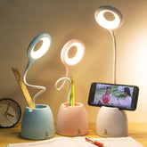 Lampe de bureau pliable